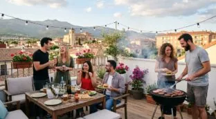 La Ley de Propiedad Horizontal lo aclara: puedes hacer una barbacoa en tu terraza, pero pueden prohibirla si el humo molesta