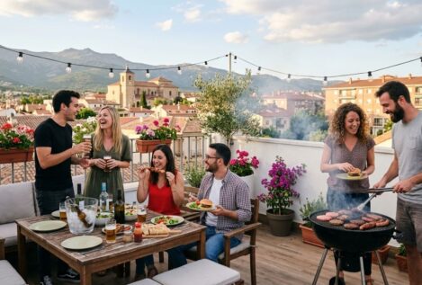 La Ley de Propiedad Horizontal lo aclara: puedes hacer una barbacoa en tu terraza, pero pueden prohibirla si el humo molesta