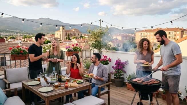 La Ley de Propiedad Horizontal lo aclara: puedes hacer una barbacoa en tu terraza, pero pueden prohibirla si el humo molesta