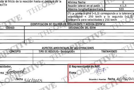 Los investigadores alertan de que los partes de Adamuz son «fácilmente manipulables»