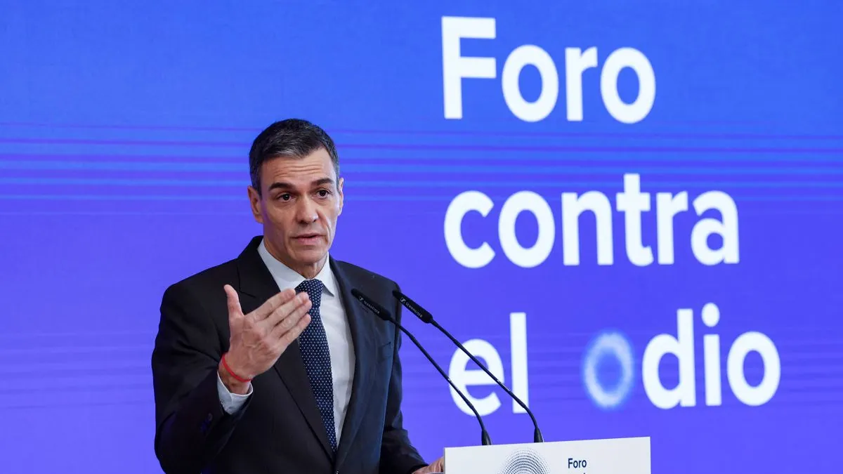 Sánchez anuncia el lanzamiento de Hodio, una herramienta para rastrear el odio en redes