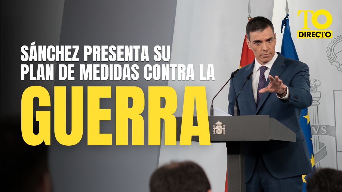 DIRECTO | Sánchez comparece para anunciar su plan de medidas contra la guerra