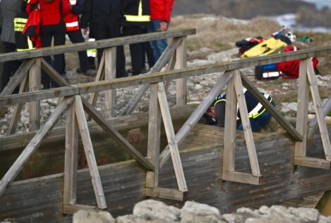 Una llamada al 112 el día anterior al accidente en Santander alertó de que la pasarela estaba rota