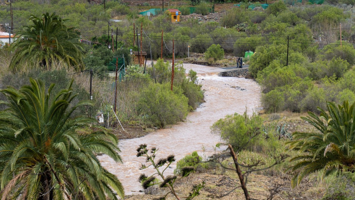 Aviso rojo por lluvias muy fuertes esta noche en el entorno de Santa Cruz de Tenerife