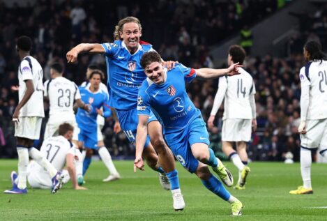 Dulce derrota del Atlético ante el Tottenham: el Barça le espera en cuartos de Champions