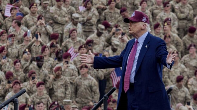 Trump afirma que EEUU «puede librar guerras eternamente» con sus reservas de municiones