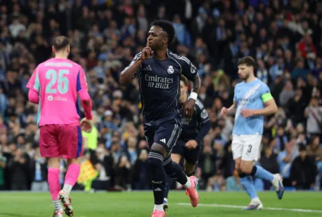 Vinicius silencia al City con un doblete y el Real Madrid sella su pase a cuartos de la Champions