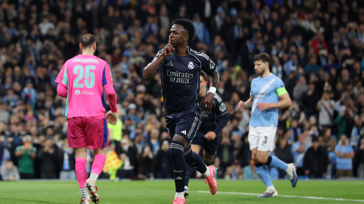 Vinicius silencia al City con un doblete y el Real Madrid sella su pase a cuartos de la Champions