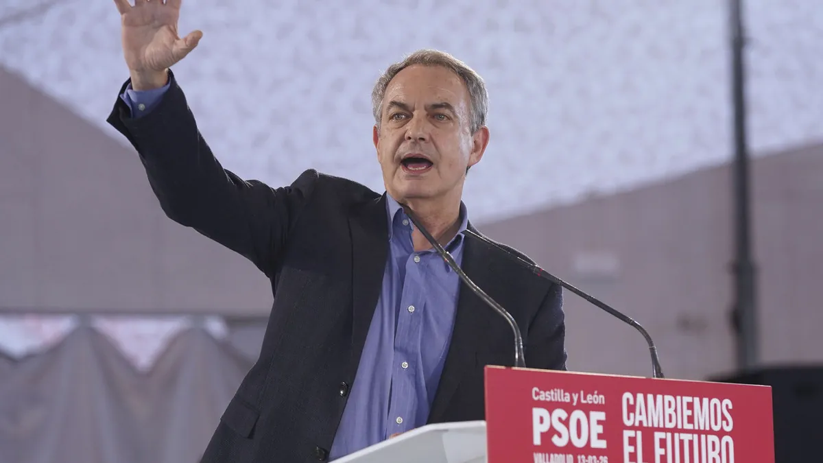 Zapatero entona el ‘no a la guerra’ en el cierre de campaña y celebra no subir el gasto en Defensa