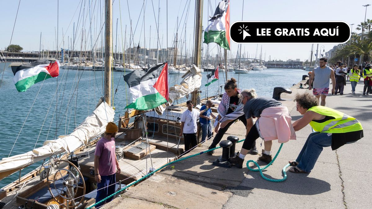 La flotilla de Gaza denuncia la intercepción de sus barcos por supuestas lanchas israelíes 