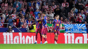 Lewandowski acerca al Barça al título de liga en el Metropolitano