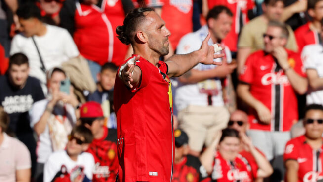 Muriqi aleja al Real Madrid del liderato de la liga con un gol en el descuento