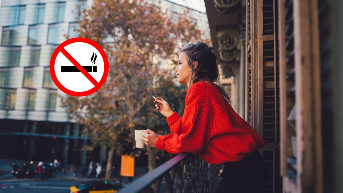 Si fumas en tu propia terraza, tus vecinos podrían quejarse y prohibírtelo según el artículo el artículo 7.2. de la Ley de Propiedad Horizontal