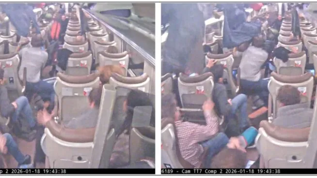 Las imágenes del interior de un tren de Adamuz refuerzan la hipótesis de una rotura del carril