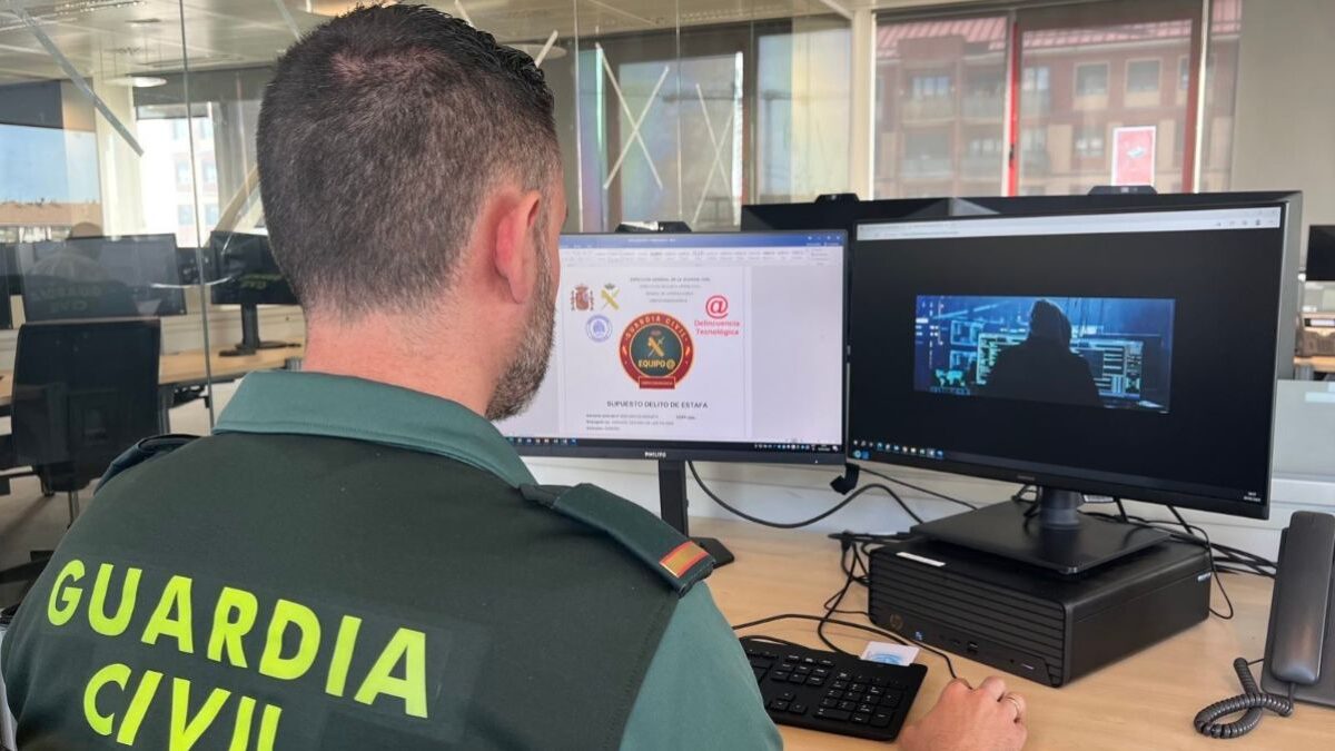 La Guardia Civil evita una estafa electrónica de 2,2 millones en 24 horas
