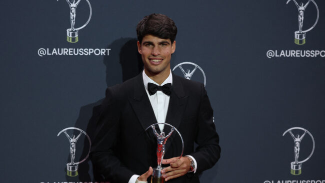 Carlos Alcaraz, premio Laureus al mejor deportista del año