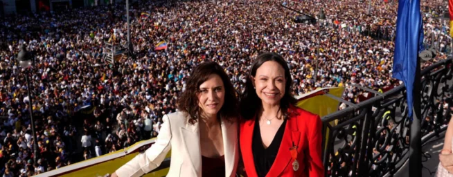 En directo | Miles de venezolanos aclaman a María Corina Machado en Sol