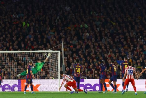 El Atlético de Madrid gana 0-2 al Barcelona en los cuartos de final de la Champions League
