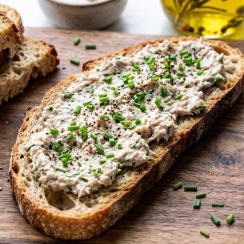Tosta de paté de sardinas