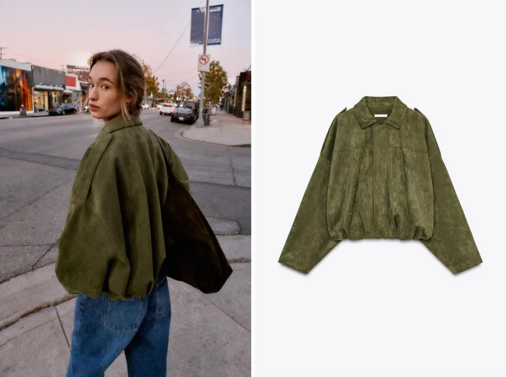 Bomber verde de Zara. (PVP: 49.95€)