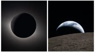 La Casa Blanca difunde las primeras imágenes de la Tierra desde el lado oculto de la Luna