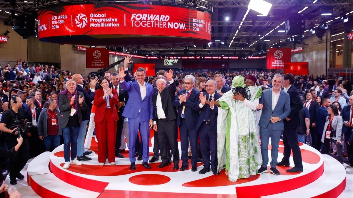 Sánchez asegura en la cumbre ‘progresista’ que el tiempo de la derecha se acaba