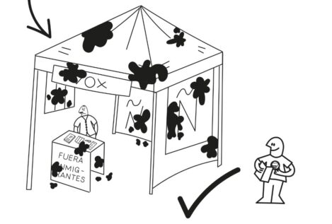 Fumigar o lanzar huevos: el manual de las juventudes de la CUP contra Vox y Aliança