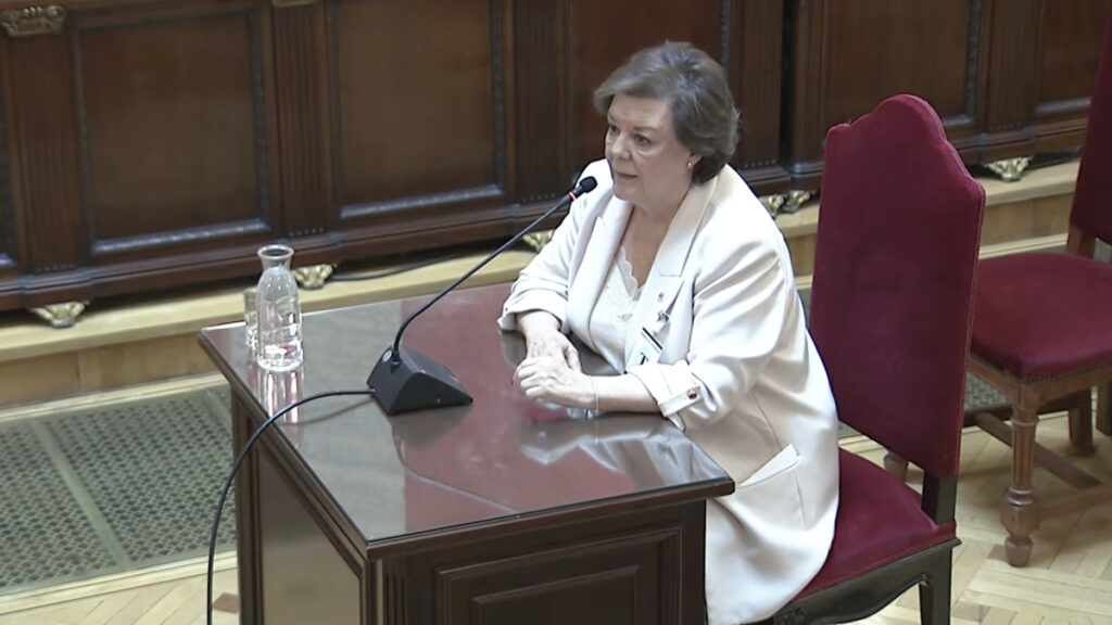 La presidenta del Tribunal de Cuentas, Enriqueta Chicano.