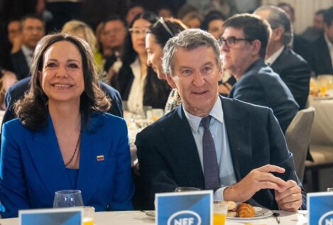 Machado da un apoyo implícito a Feijóo para unas elecciones «muy pronto» en España