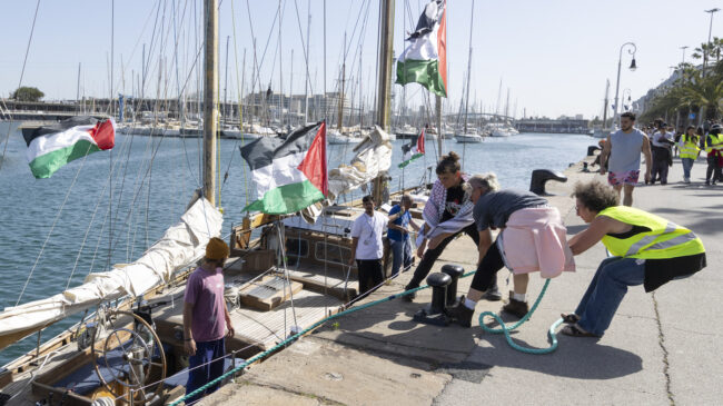 Una flotilla con 70 barcos zarpa el domingo desde Barcelona rumbo a Gaza