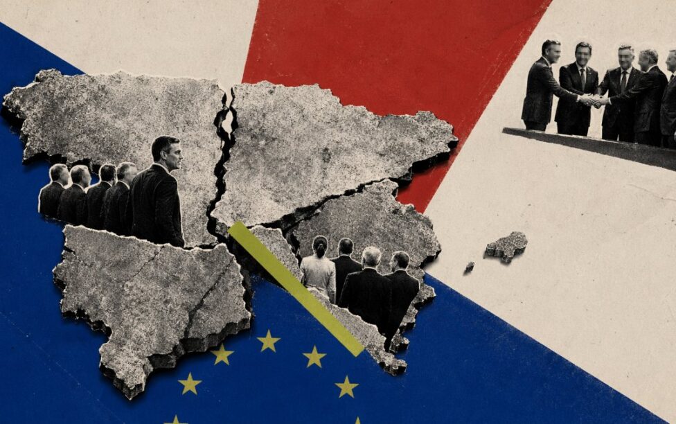 Sánchez en su balsa de piedra