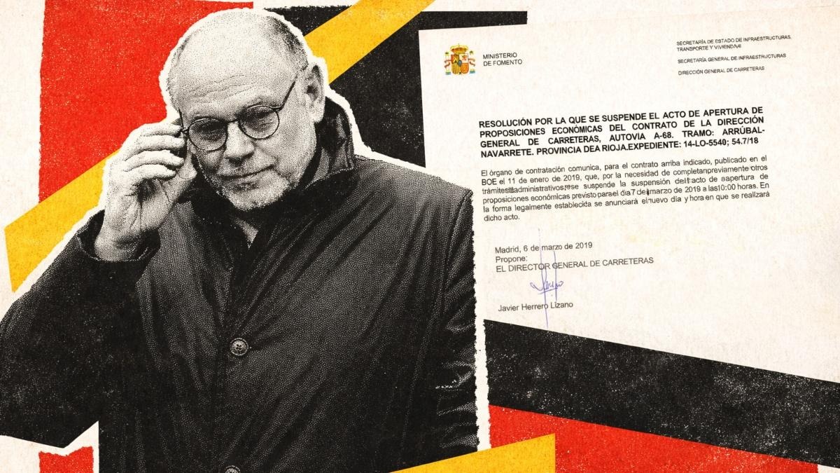 El exdirector de Carreteras aplazó la apertura de sobres de la obra investigada en Logroño