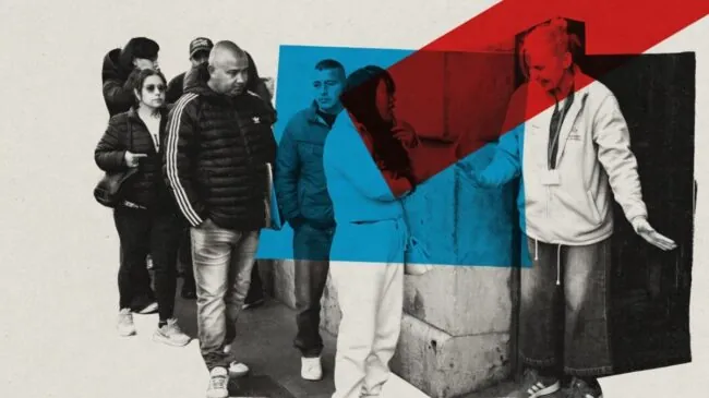 Un depósito a los inmigrantes