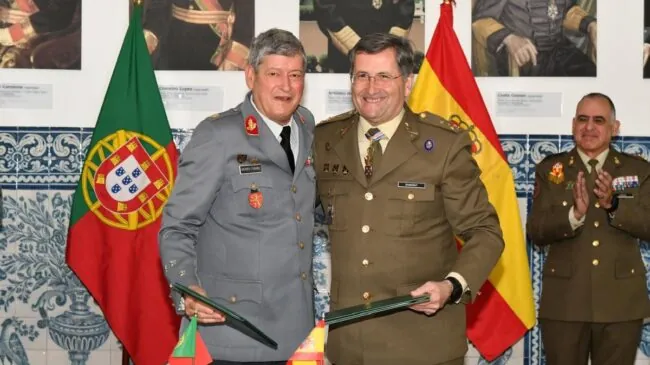 España refuerza su cooperación militar con Portugal con la visita del JEME al país vecino