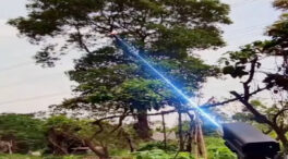 En China están sustituyendo las motosierras por cañones láser para podar árboles