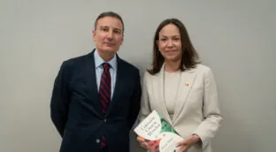 María Corina Machado envía un mensaje a los lectores de TO tras reunirse con su director