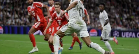 Mbappé mantiene vivo al Real Madrid ante un Bayern de Múnich que asalta el Bernabéu