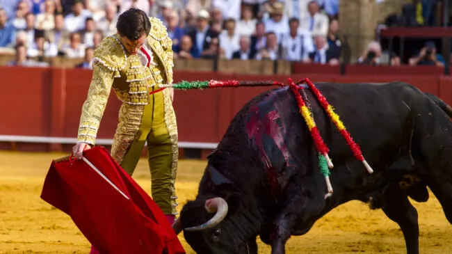 Dolor en Sevilla: Morante de la Puebla recibe una cornada de su segundo toro de la tarde