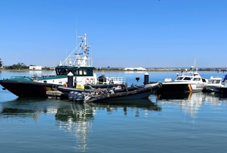 Ingresa en prisión un piloto de narcolancha herido en una operación en el golfo de Cádiz