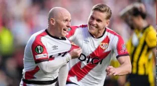 El Rayo Vallecano hace historia y se mete por primera vez en una semifinal europea