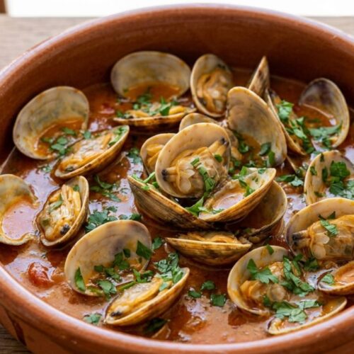 Almejas a la marinera
