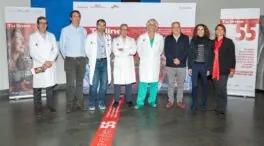 La campaña contra el colesterol ‘Tu Línea Roja 55’ llega al Hospital Marqués de Valdecilla