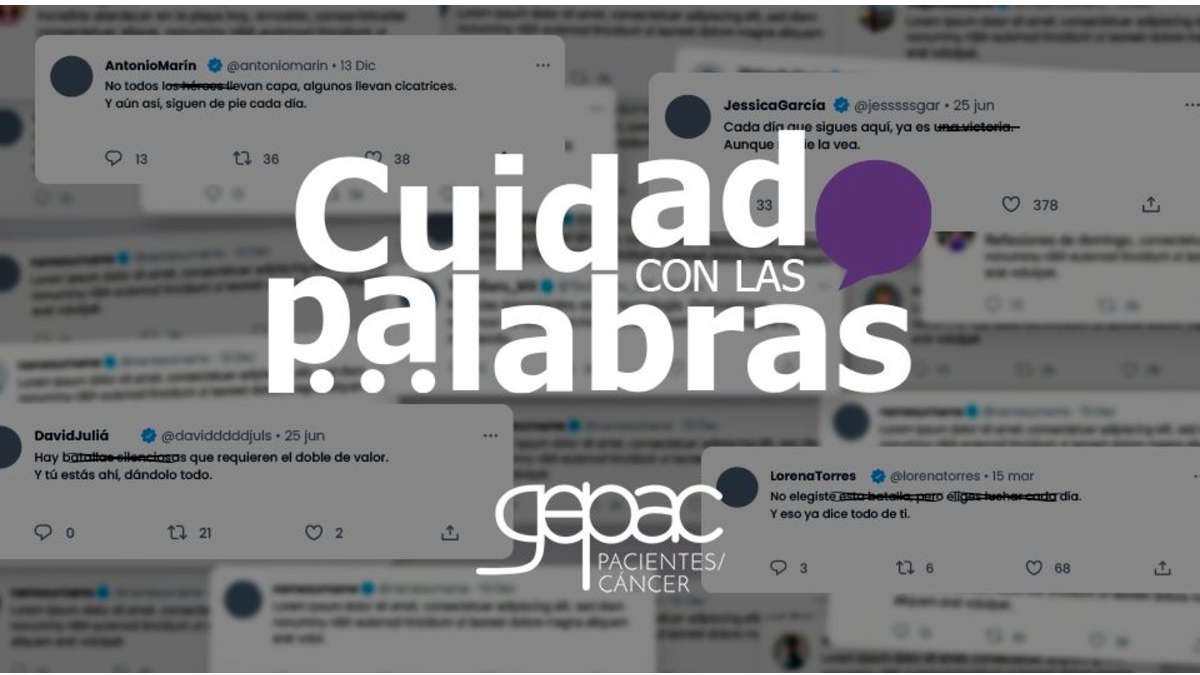 Gepac y BeOne Medicines impulsan una campaña contra lenguaje bélico en el cáncer