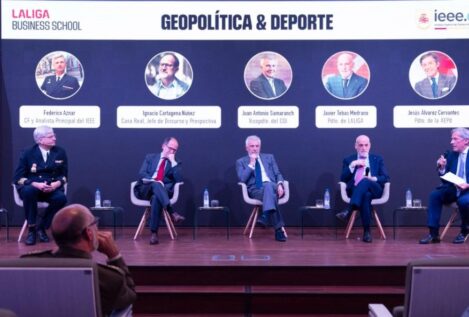 LaLiga y Ceseden sitúan el deporte en el centro del debate geopolítico internacional