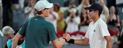 Sinner acaba con el sueño de Jódar en el Mutua Madrid Open y avanza a semifinales
