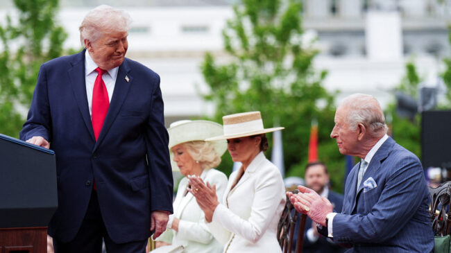 Trump, ante el rey Carlos III: «Los británicos son nuestros amigos más cercanos»
