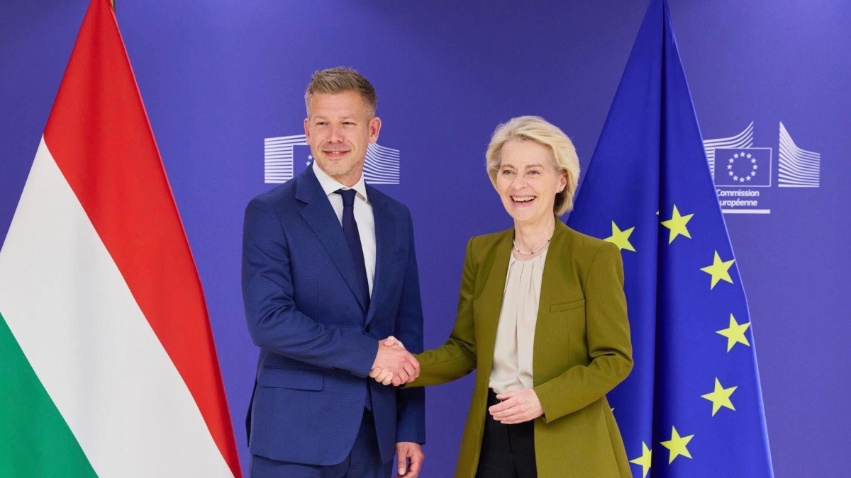 Von der Leyen y Magyar negociarán para desbloquear los fondos congelados a Hungría