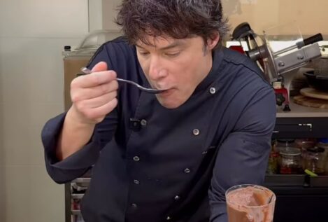 Jordi Cruz (47), chef: «Este postre con proteína y creatina está riquísimo, no tiene casi calorías y nada de grasa»