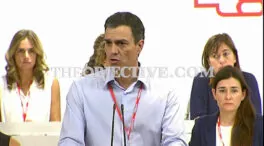 VIDEO | La gélida despedida de Sánchez tras el Comité Federal de 2016