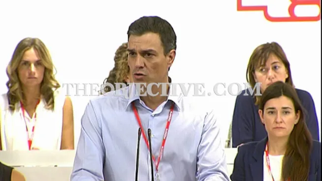 Así fue la dimisión de Pedro Sánchez en el Comité Federal de 2016: «Vamos a ser leales»